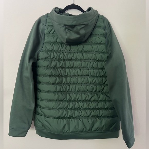 Men’s Nike Puffer Jacket - Green, Hood, Size L - Picture 2 of 5